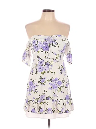 Pre-owned Forever 21 Cocktail Dress In White