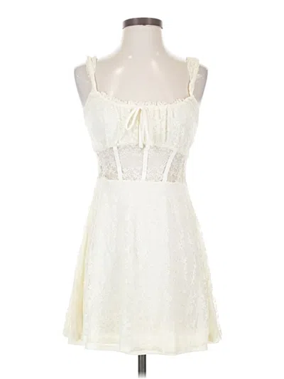 Pre-owned Forever 21 Cocktail Dress In White