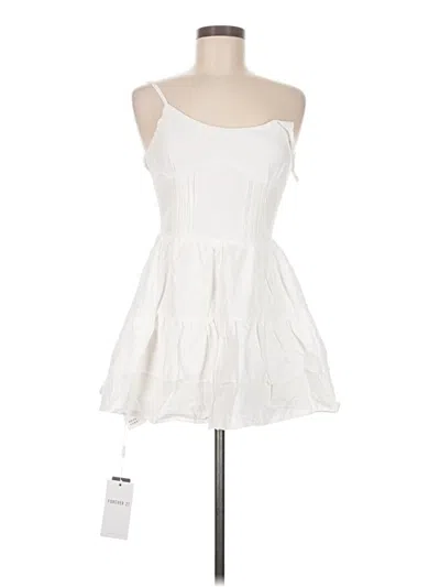 Pre-owned Forever 21 Cocktail Dress In White
