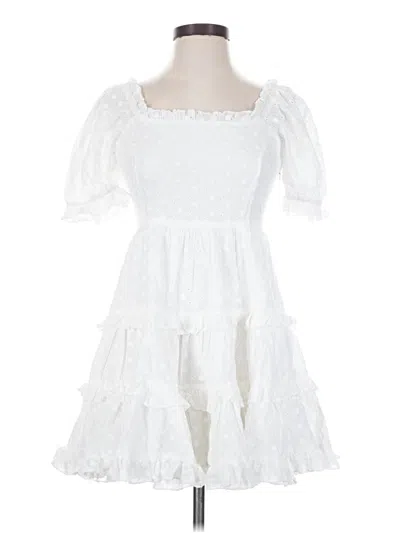 Pre-owned Forever 21 Cocktail Dress In White