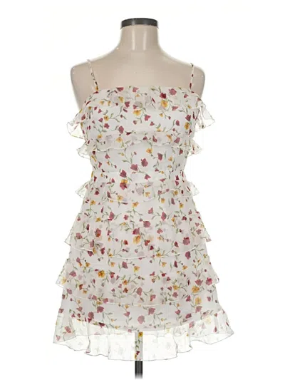 Pre-owned Forever 21 Cocktail Dress In White