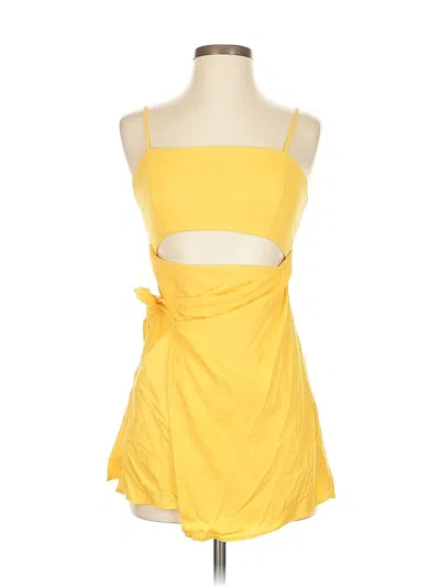 Pre-owned Forever 21 Cocktail Dress In Yellow