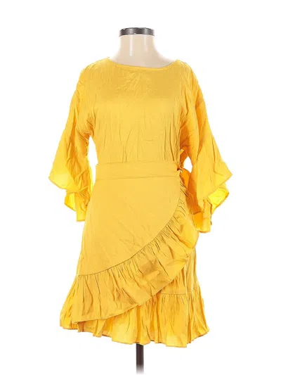 Pre-owned Forever 21 Cocktail Dress In Yellow