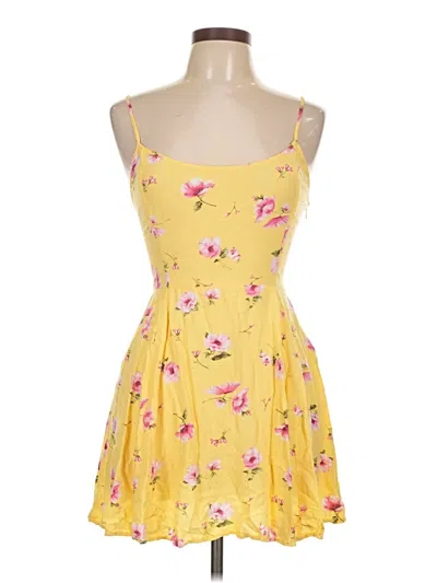 Pre-owned Forever 21 Cocktail Dress In Yellow