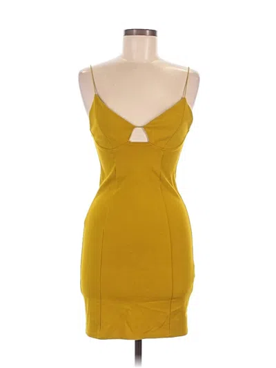 Pre-owned Forever 21 Cocktail Dress In Yellow