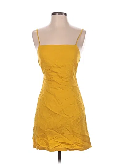 Pre-owned Forever 21 Cocktail Dress In Yellow