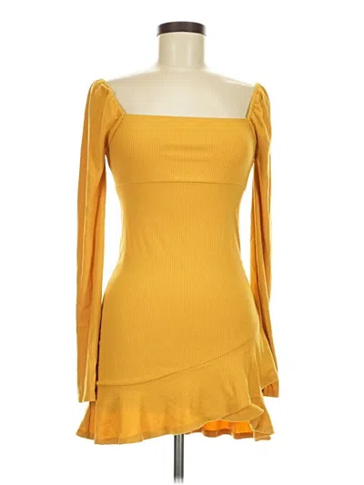Pre-owned Forever 21 Cocktail Dress In Yellow