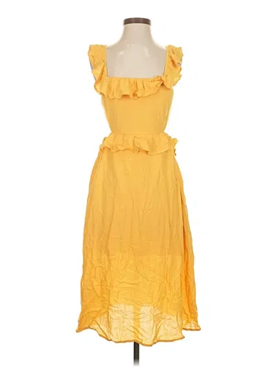 Pre-owned Forever 21 Cocktail Dress In Yellow