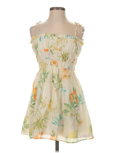 Pre-owned Forever 21 Cocktail Dress In Yellow