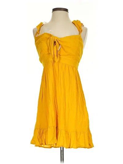 Pre-owned Forever 21 Cocktail Dress In Yellow