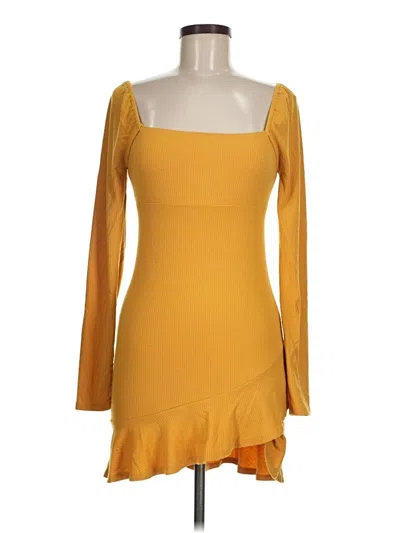 Pre-owned Forever 21 Cocktail Dress In Yellow