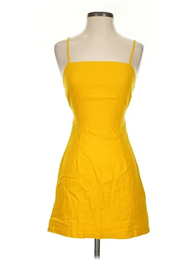 Pre-owned Forever 21 Cocktail Dress In Yellow