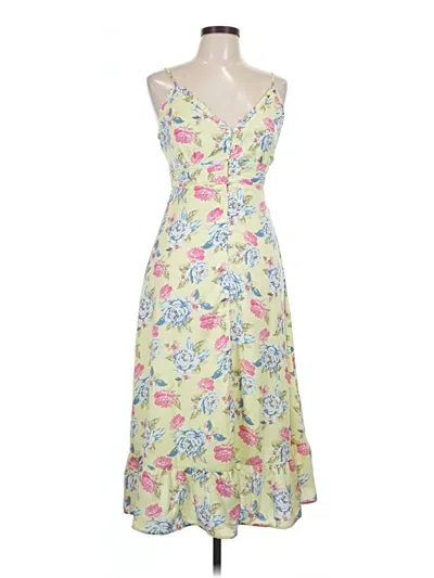 Pre-owned Forever 21 Cocktail Dress In Yellow