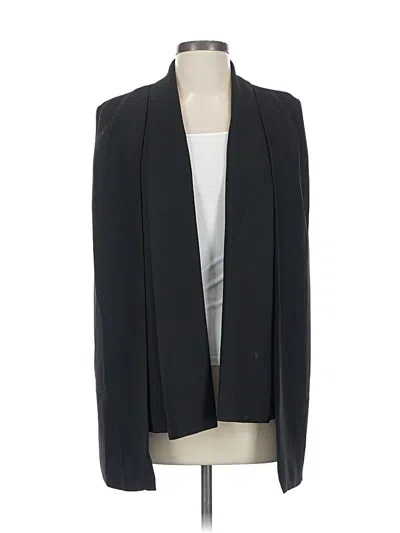 Pre-owned Forever 21 Contemporary Blazer Jacket In Black