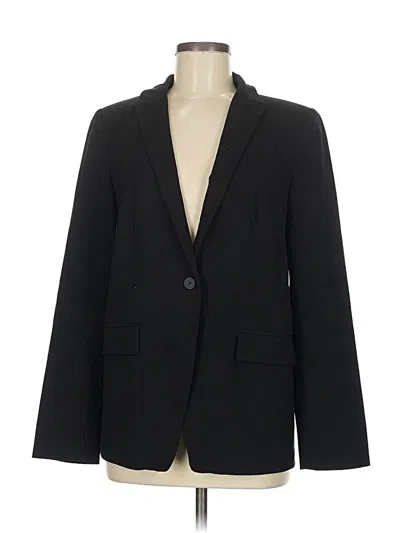 Pre-owned Forever 21 Contemporary Blazer Jacket In Black
