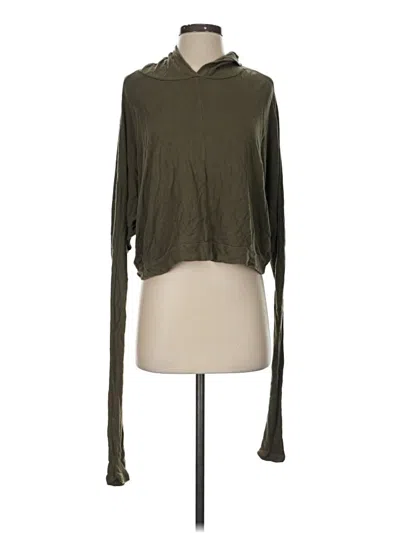 Pre-owned Forever 21 Contemporary Cardigan Sweater In Green