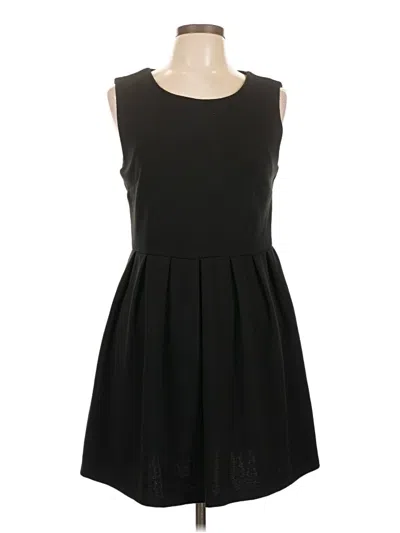 Pre-owned Forever 21 Contemporary Casual Dress In Black