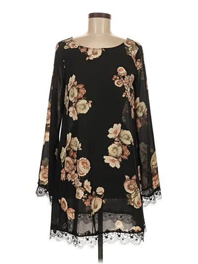 Pre-owned Forever 21 Contemporary Casual Dress In Black