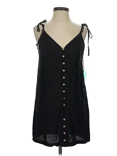 Pre-owned Forever 21 Contemporary Casual Dress In Black