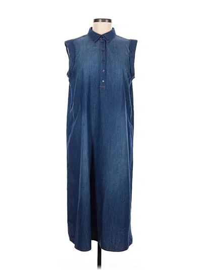 Pre-owned Forever 21 Contemporary Casual Dress In Blue