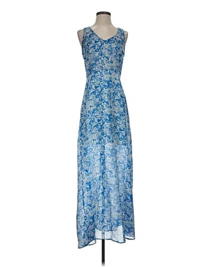 Pre-owned Forever 21 Contemporary Casual Dress In Blue