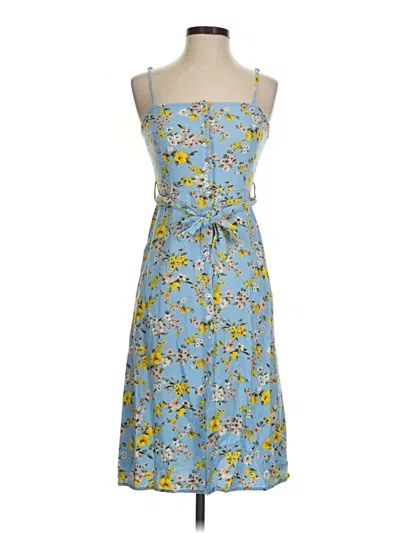 Pre-owned Forever 21 Contemporary Casual Dress In Blue