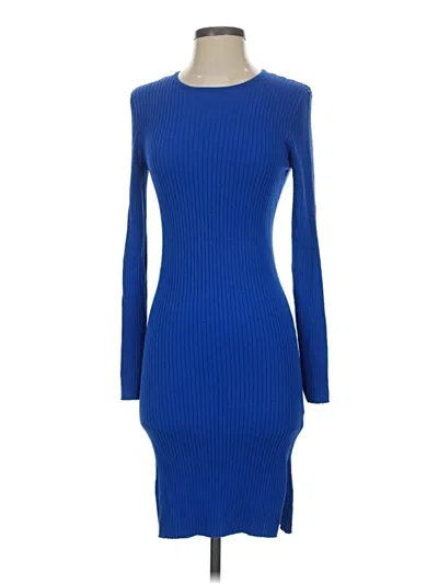 Pre-owned Forever 21 Contemporary Casual Dress In Blue