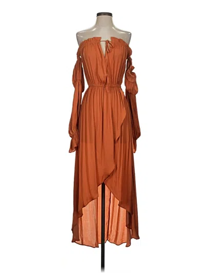 Pre-owned Forever 21 Contemporary Casual Dress In Brown