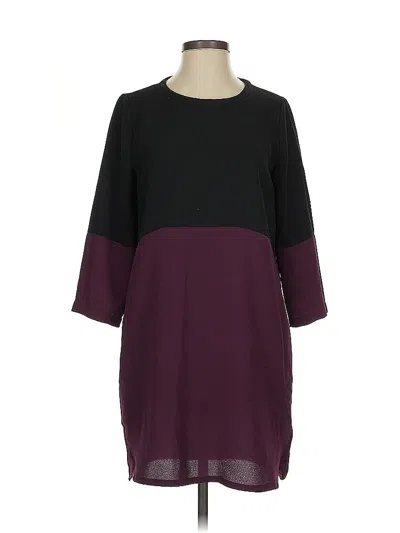 Pre-owned Forever 21 Contemporary Casual Dress In Burgundy