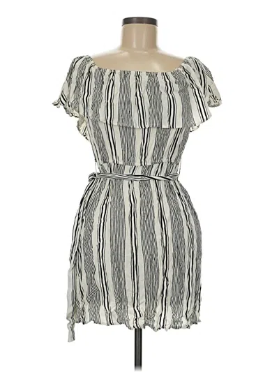 Pre-owned Forever 21 Contemporary Casual Dress In Gray