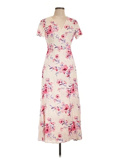 Pre-owned Forever 21 Contemporary Casual Dress In Ivory