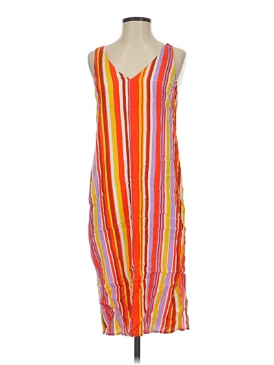 Pre-owned Forever 21 Contemporary Casual Dress In Orange