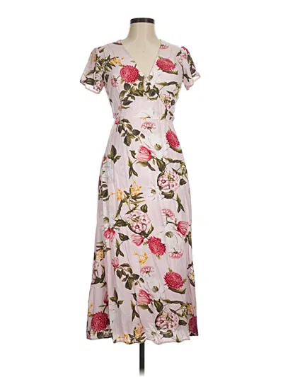 Pre-owned Forever 21 Contemporary Casual Dress In Pink