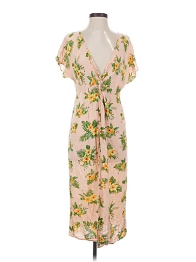 Pre-owned Forever 21 Contemporary Casual Dress In Yellow