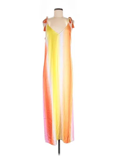 Pre-owned Forever 21 Contemporary Casual Dress In Yellow