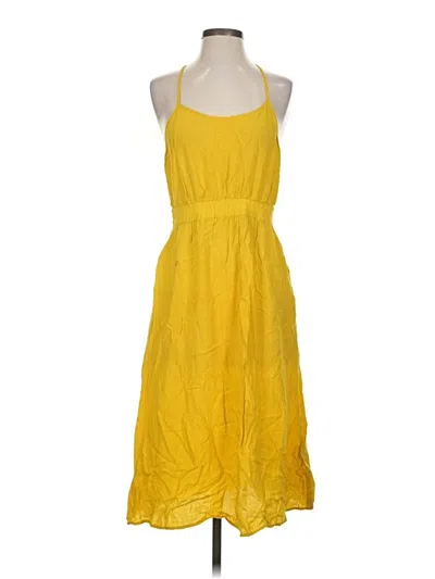 Pre-owned Forever 21 Contemporary Casual Dress In Yellow