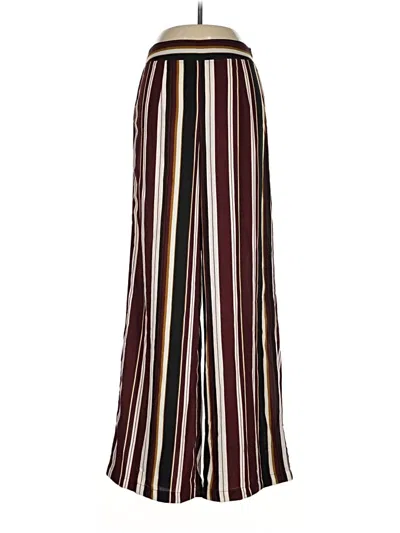 Pre-owned Forever 21 Contemporary Casual Pants In Burgundy