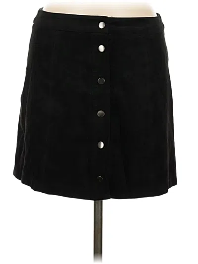 Pre-owned Forever 21 Contemporary Casual Skirt In Black
