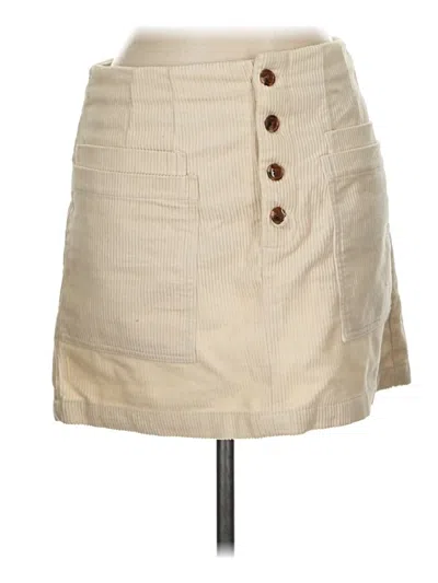 Pre-owned Forever 21 Contemporary Casual Skirt In Tan