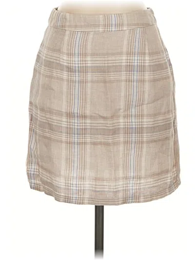 Pre-owned Forever 21 Contemporary Casual Skirt In Tan