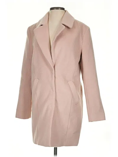 Pre-owned Forever 21 Contemporary Coat In Pink