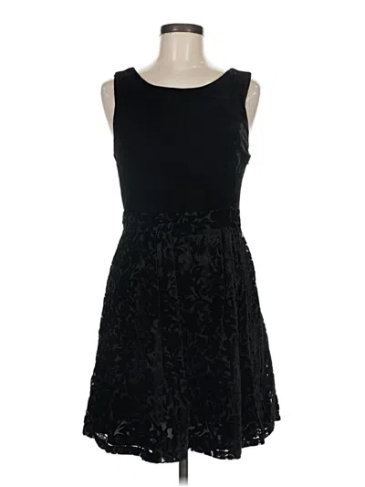 Pre-owned Forever 21 Contemporary Cocktail Dress In Black