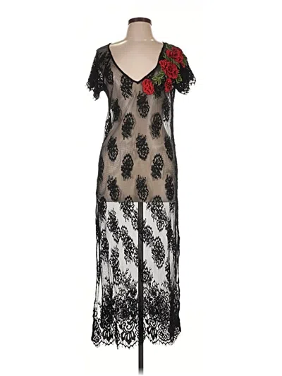 Pre-owned Forever 21 Contemporary Cocktail Dress In Black