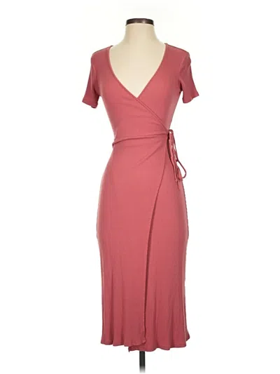 Pre-owned Forever 21 Contemporary Cocktail Dress In Burgundy