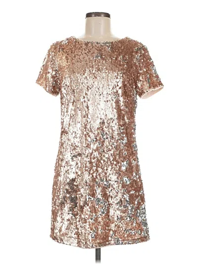 Pre-owned Forever 21 Contemporary Cocktail Dress In Gold