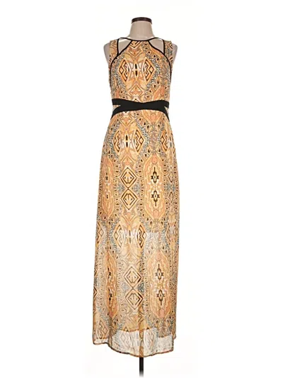 Pre-owned Forever 21 Contemporary Cocktail Dress In Gold