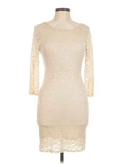 Pre-owned Forever 21 Contemporary Cocktail Dress In Ivory