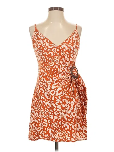 Pre-owned Forever 21 Contemporary Cocktail Dress In Orange