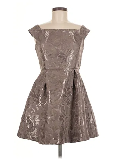 Pre-owned Forever 21 Contemporary Cocktail Dress In Silver