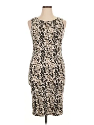 Pre-owned Forever 21 Contemporary Cocktail Dress In Tan